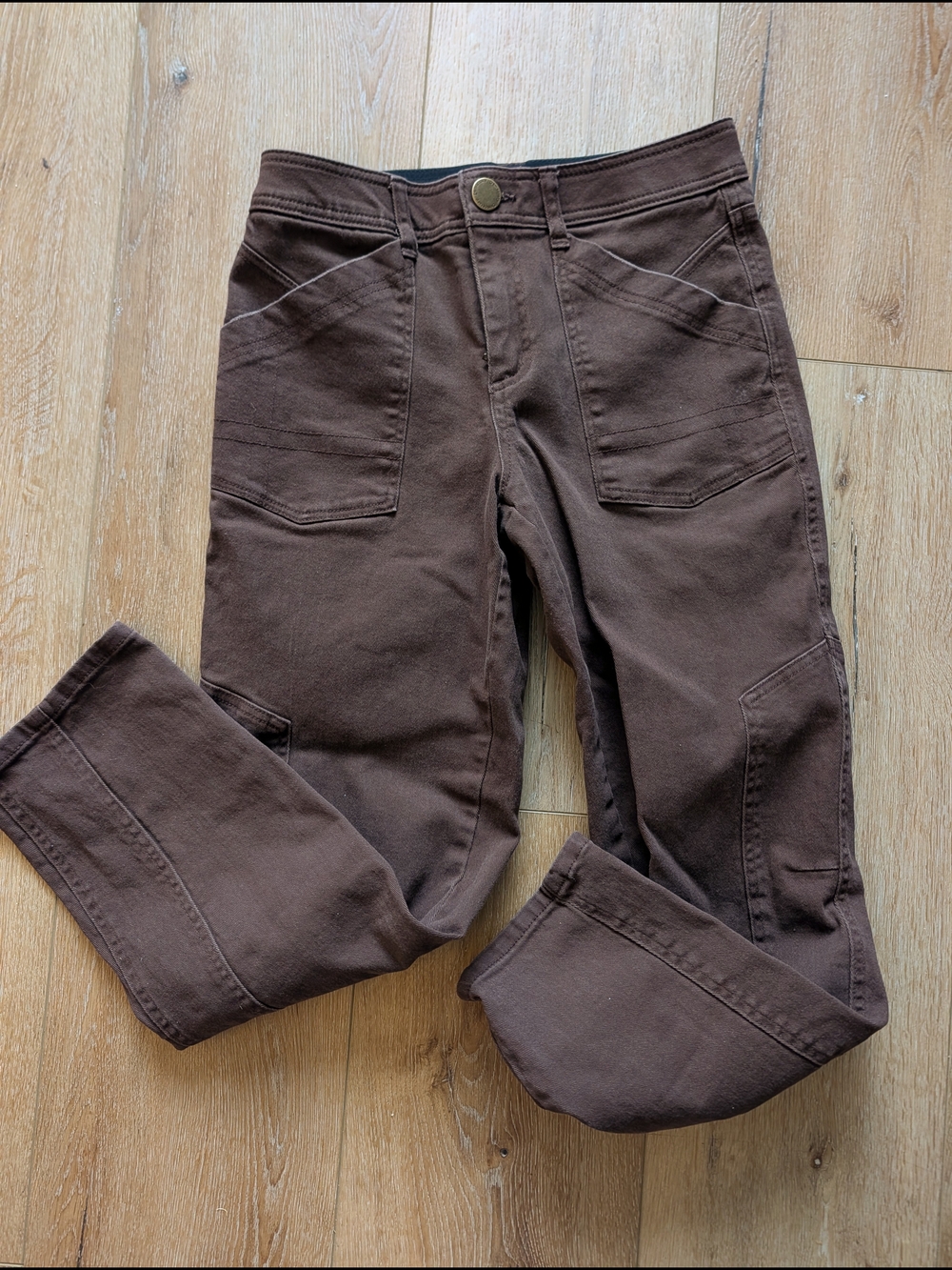 Democracy Utility Jeans in Brown Sz 4 Ab Technology